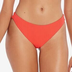 NWT Vitamin A EcoRib Bright Red Bikini Swim Bottom Sz XS